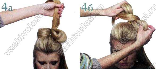 Как сделать бант из волос