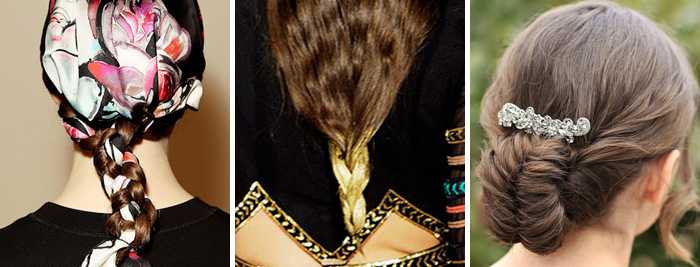 Необычные косы на длинные волосы