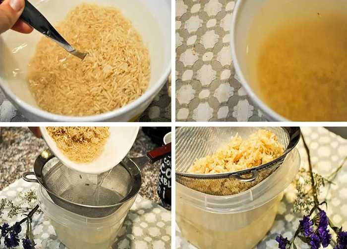 Рисовая вода для волос: польза и способы ее использования